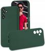 CASE for SAMSUNG GALAXY M34 5G SILICONE BACK MATTE CASE GREEN + GLASS