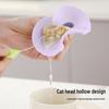 Cat Cartoon Silicone Mug Lid, Food-Grade, Anti-Scalding, Dustproof with Cute Paw Design