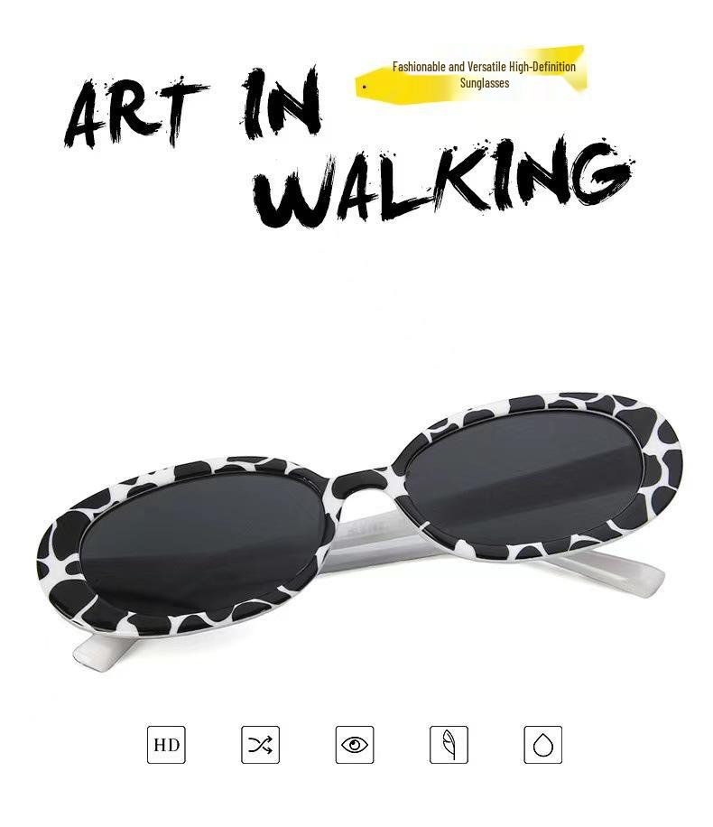 Trendy Cat-Eye Sunglasses: Fashionable Street Style Eyewear for Men and Women