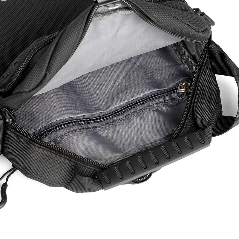 Męska torba typu crossbody, pojedyncza torba na ramię, duża pojemność, torba do przechowywania, modna, wielokieszeniowa, biznesowa torba typu crossbody