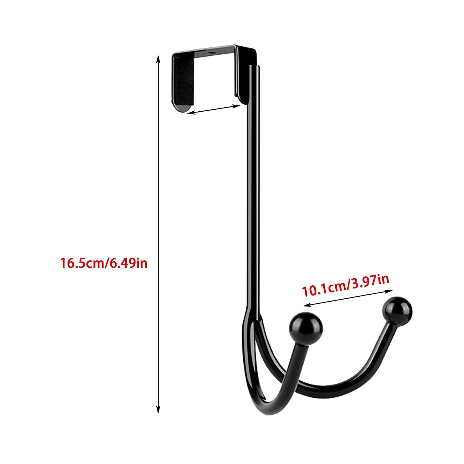 Металлический органайзер с двумя крючками для подвешивания пальто — фото 3