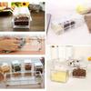 1 Set Four-Grid Kitchen Seasoning Box Set With Spoon Household Salt Sugar Spice Seasoning Tank Storage Box Kitchen Supplies
