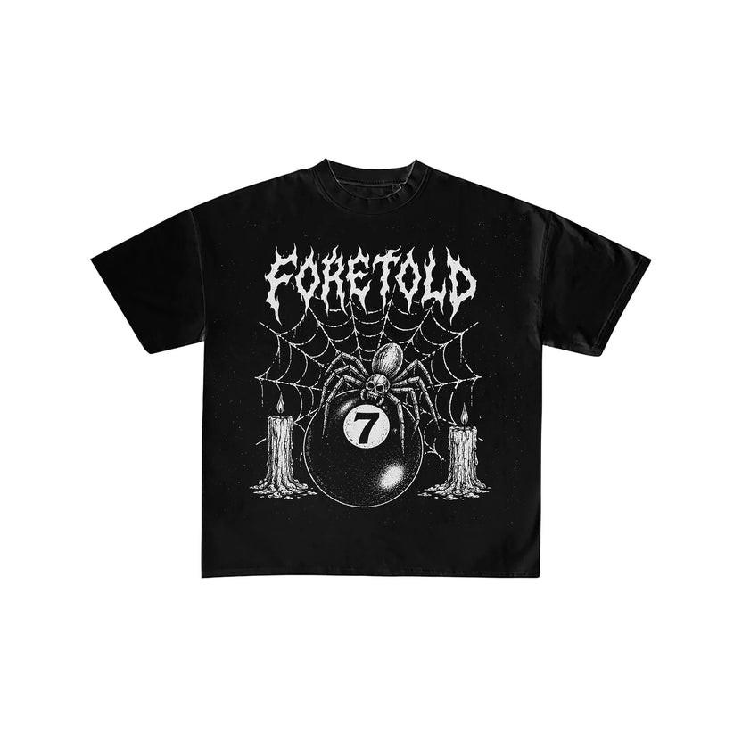 Foretold Spider 7-Ball Gothic Graphic Tee XXXL