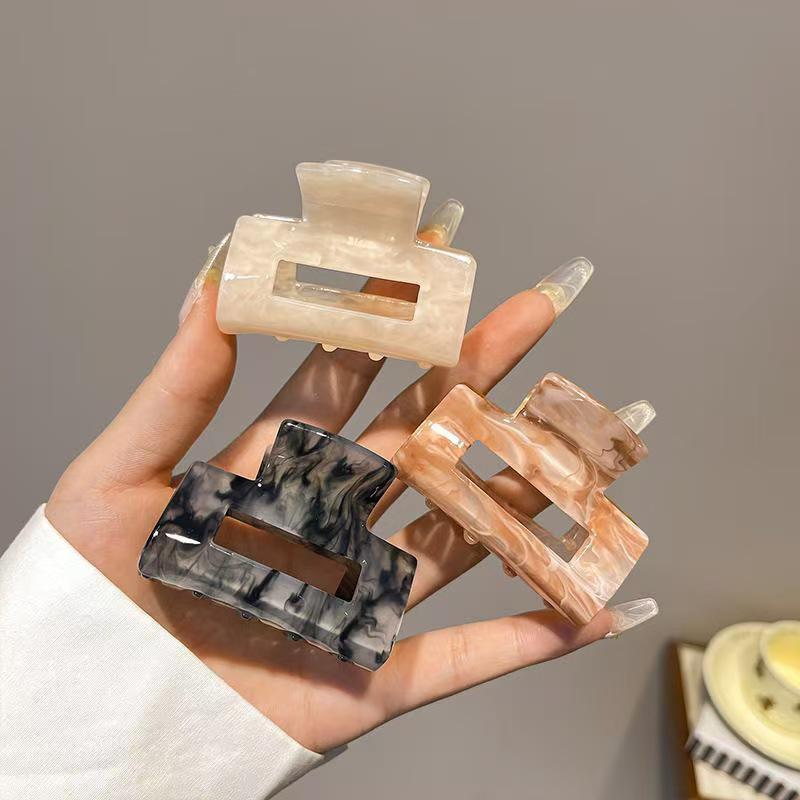 Retro Vinegar Ink Wash Acrylic Hair Claw Clip