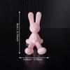 Cute Rabbit Phone Holder 3D Printed Ornament, Soft And Cute Decoration, Stable And Non-Slip Support for Mobile Phones