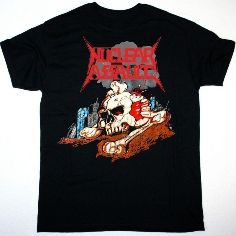 Футболка унисекс Nuclear Assault Band Road To Hell Хлопок Черный S-5XL PN256 XXXL