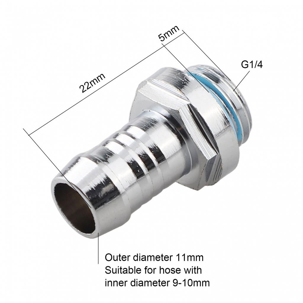 Hose Pagoda 4/6/7.2/9/11/14mm Brass Fitting G1/4 Thread