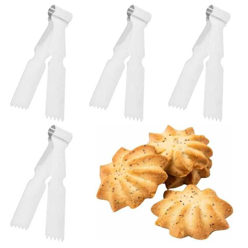 Stainless Steel Pastry Clamp - Multipurpose Walnut Crisp Clip,Peanut Crisp&Bun Mold,Food-Safe Kitchen Tongs For Baking Tools