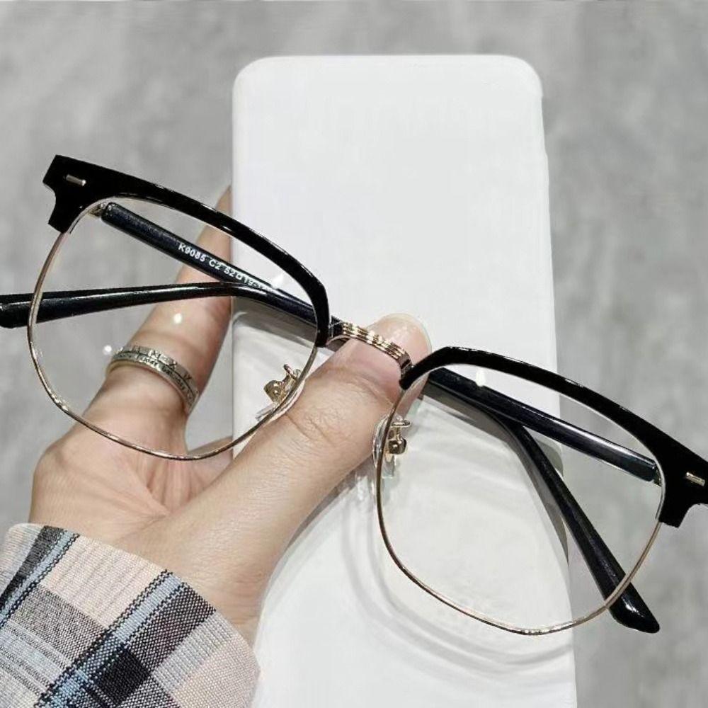 Anti-Glare Reading Glasses Clear Lens Anti Blue Light Glasses Computer Eyeglass  Female/Male