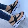 Summer Plus Size Wedge Flip Toe Strap Sandals Women's New Outwear Sandals