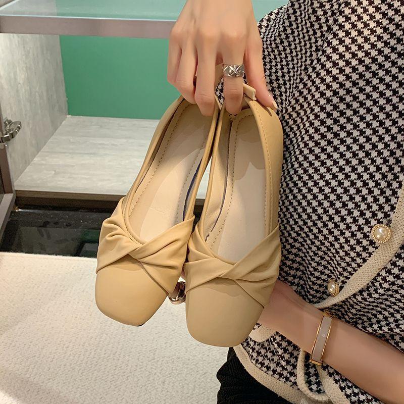 

Туфли Мэри Джейн, нежные, мягкие на подошве, женские туфли, весенние, универсальные, на плоской подошве 40