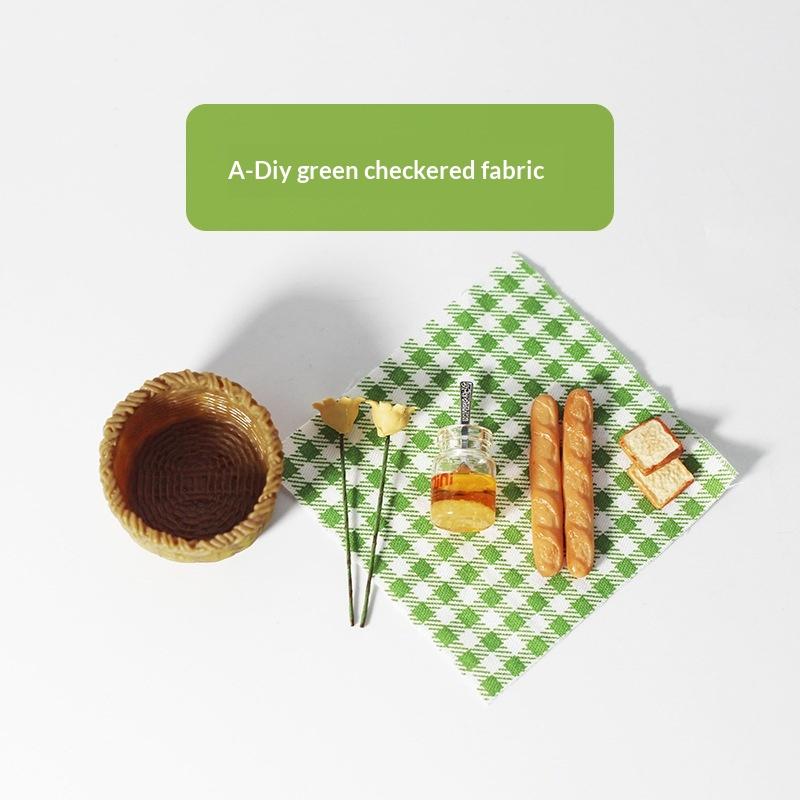 1 Set Play Kitchen Food Toy Cute Mini 1/6 Scale Miniature Dollhouse Diy Honey Bread Basket Model For Doll Accessories