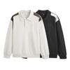 GXG Men's Structured Two-Tone Lapel Sweatshirt