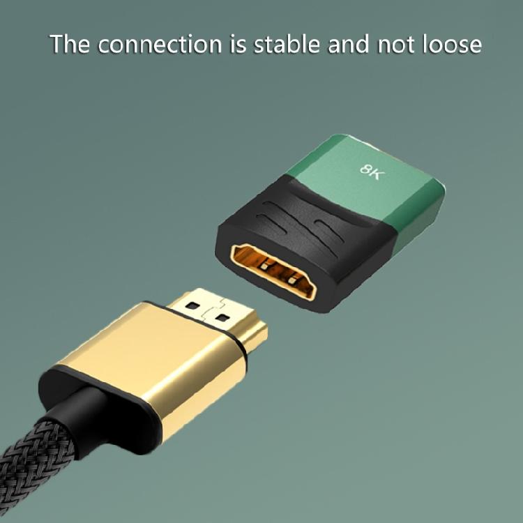 8K HDMI-compatible Extension Adapter HDMI-compatible2.1 Male To Female Connector