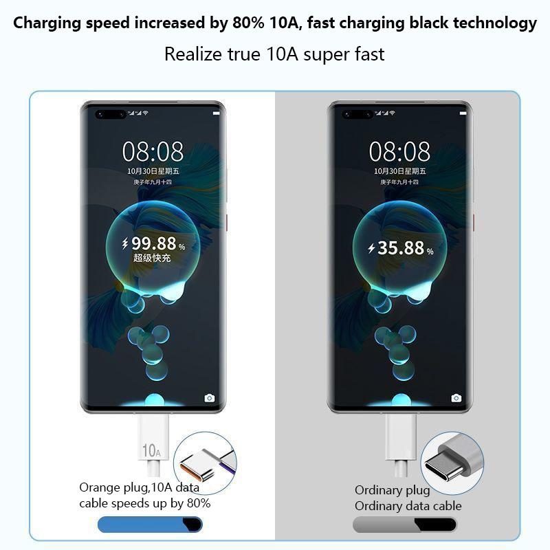 120W 10A Usb Type C Usb Cable Super Fast Charing Line Quick Charge Usb C Cables Data Cord 1/1.5/2M