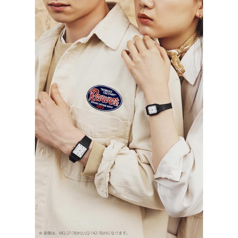 Casio [Casio] Watch Casio Collection [domestic Genuine] Mq 27 7bjh Black Black White  Square Type 