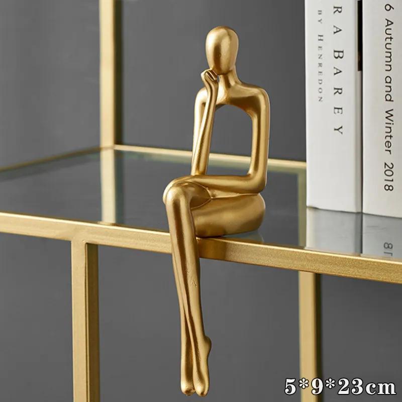 Light Luxury Art Abstract Character Decoration Bookshelf Decoration Office Bookshelf Wine Cabinet Decoration Housewarming Gift Cabinet Decoration