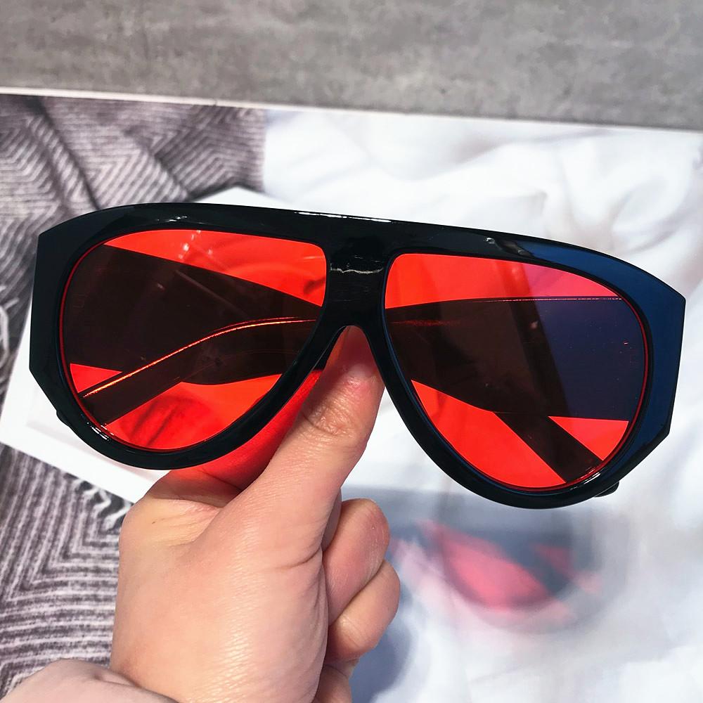 Vintage Oversized Print Sunglasses WomenNew Fashion Oval Hip Hop Sun Glasses Ladies Sexy Elegant Eyewear Leopard Gradient Shades
