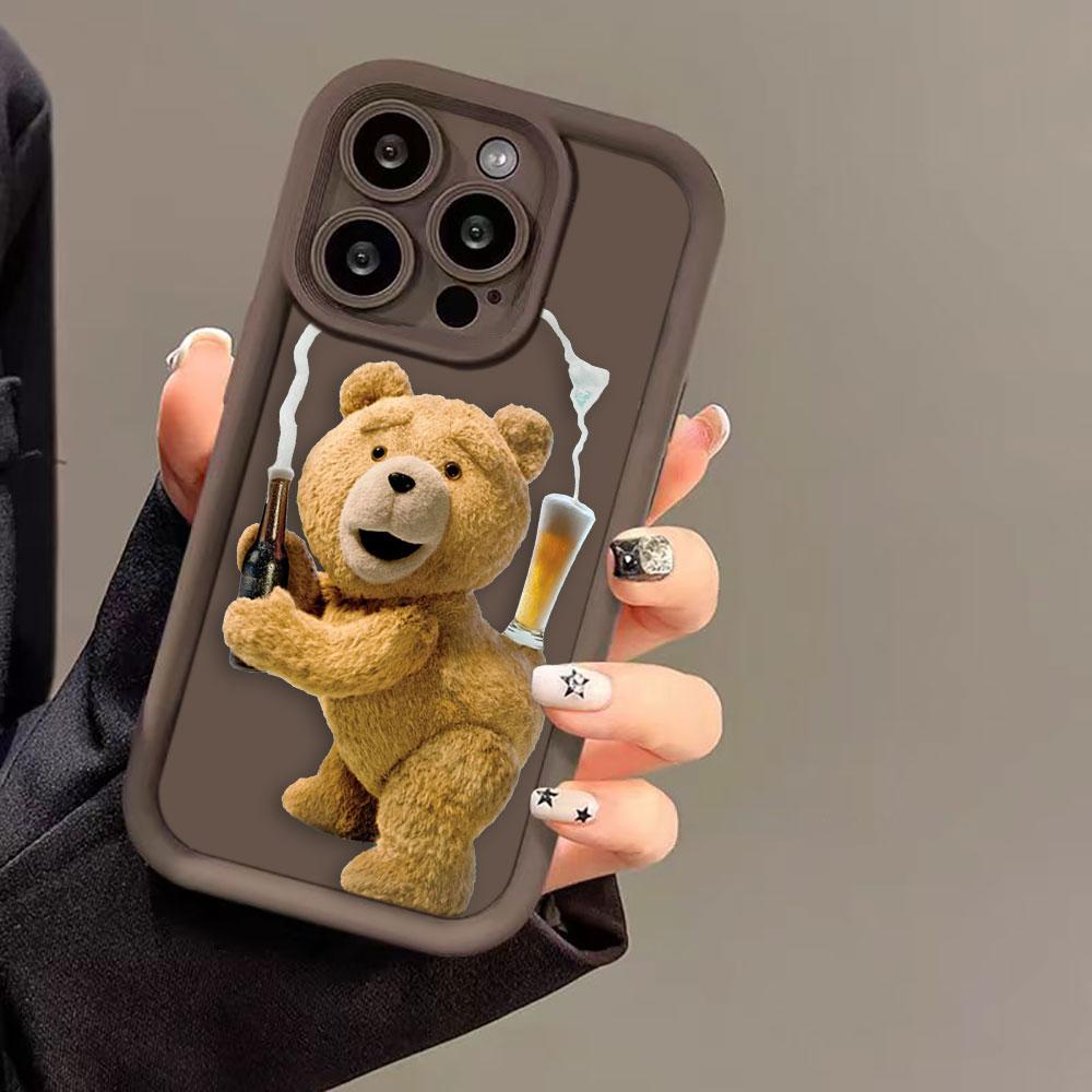 Cartoon T-Teddy Bear Cover Phone Case For Oneplus 11 10R 8T NORD CE 2 3 4 LITE ACE 2 3 Google PIXEL 7 8 7A 8A 9 Case Funda Capa