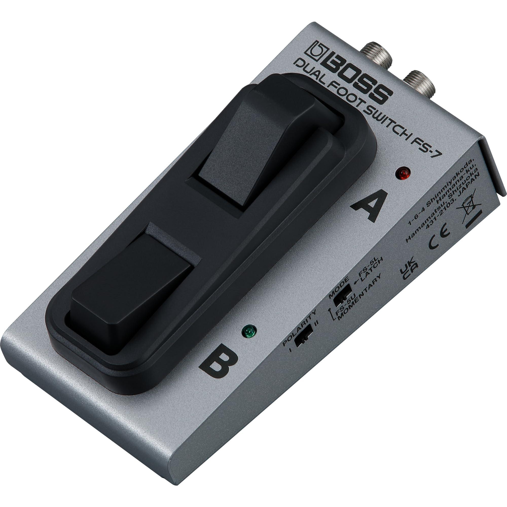 BOSS Dual Footswitch Effect Control FS-7 - Space-Saving Pedal/Amp