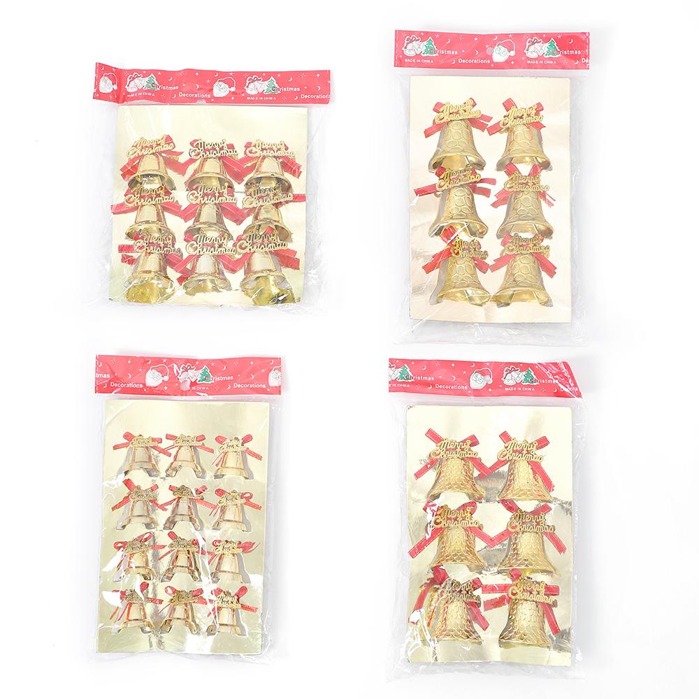 1 Stück Kunststoff Goldene Glocke Hängender Weihnachtsbaum Anhänger Weihnachtsdekoration für Heimdekor Neujahr Kindergeschenke Ornament