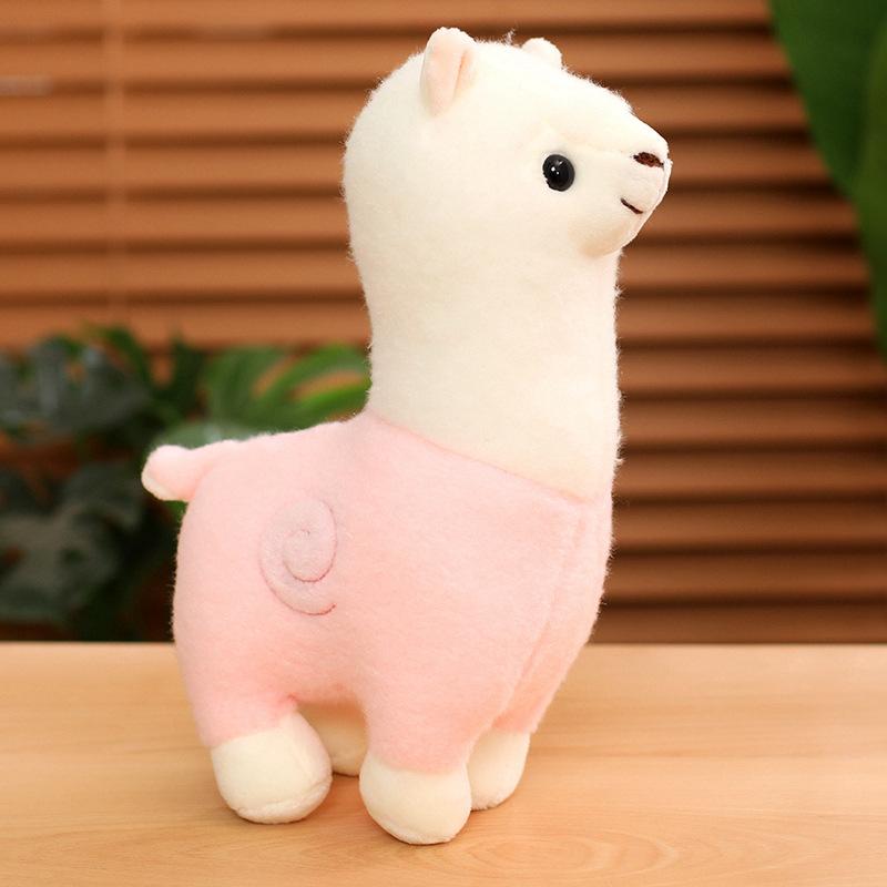 Simulation Alpaka Puppe Plüschtier *** Puppe Zoo Ausstellung Firma Kindergeschenk