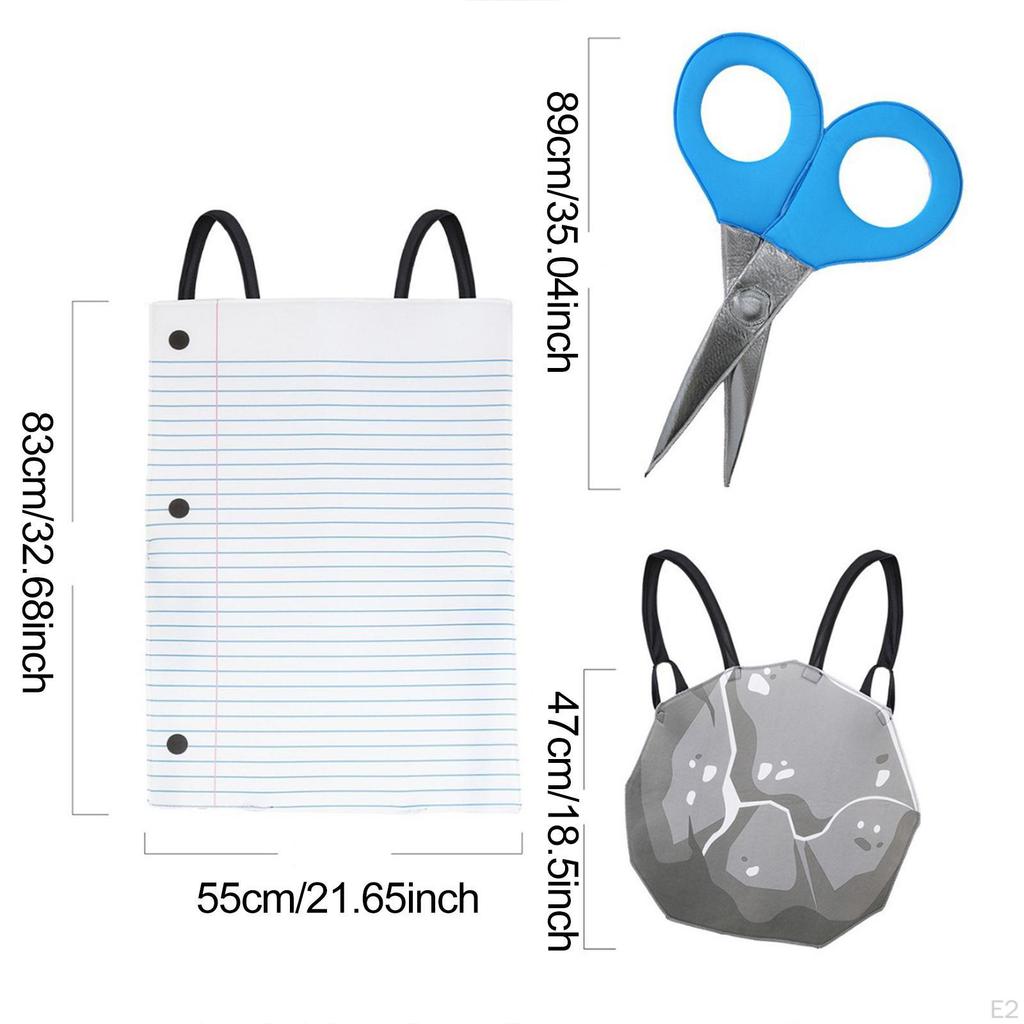 Rock Paper Scissors Costume for Kids Interactive Multifunctional Sturdy Game