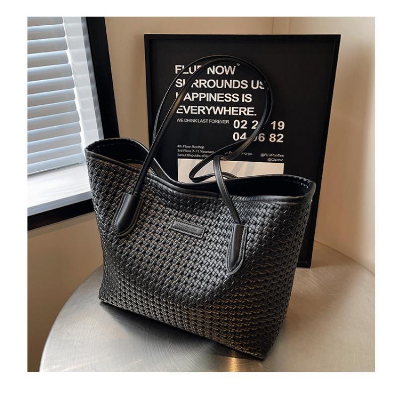 Tooxika Women's New Simple High-end Large-capacity Tote Bag Versatile Single-shoulder Underarm Bag