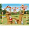 Figurine miniature - sylvanian families - la tyrolienne des bébés - henry le bébé lapin crème - multicolore