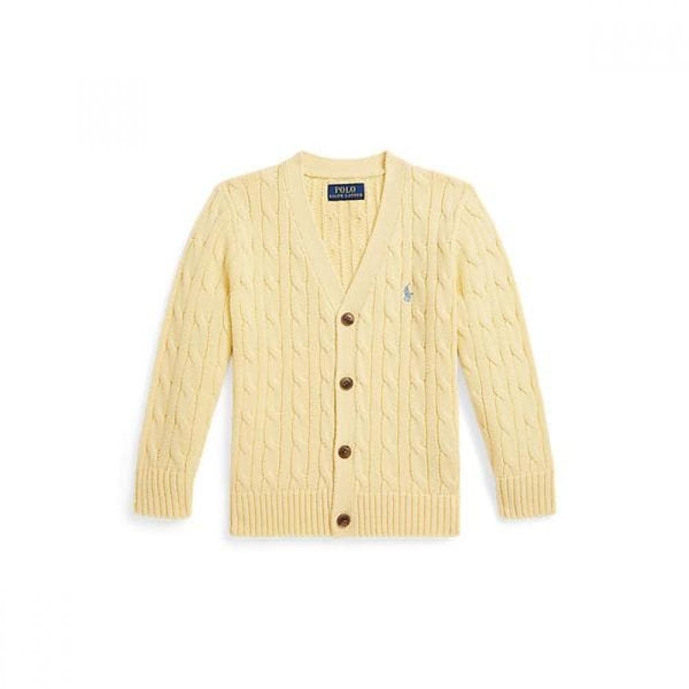 Polo Ralph Lauren Boys 2 7 Years Cable Knit Cotton V Neck Cardigan Cwposweb6820709700 3