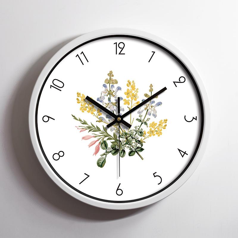 Metal Stainless Steel Silent Wall Clock Creative and Fashionable Living Room Aluminum Wall Clock Customized Clocks Aluminum Clock