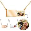 Drawer Style Personalized Necklace Electroplating Locket Pendant Fashion Necklace  Memorial Jewelry