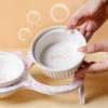 3pcs/set (1pc rack + 2pcs bowl) Non-Slip Ceramic Double Pet Food Bowl for Cats and Dogs - Prevents Spills and Slips