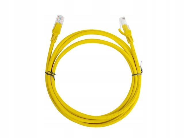 Patchcord Lanberg UTP Kat.5e 5m Żółty