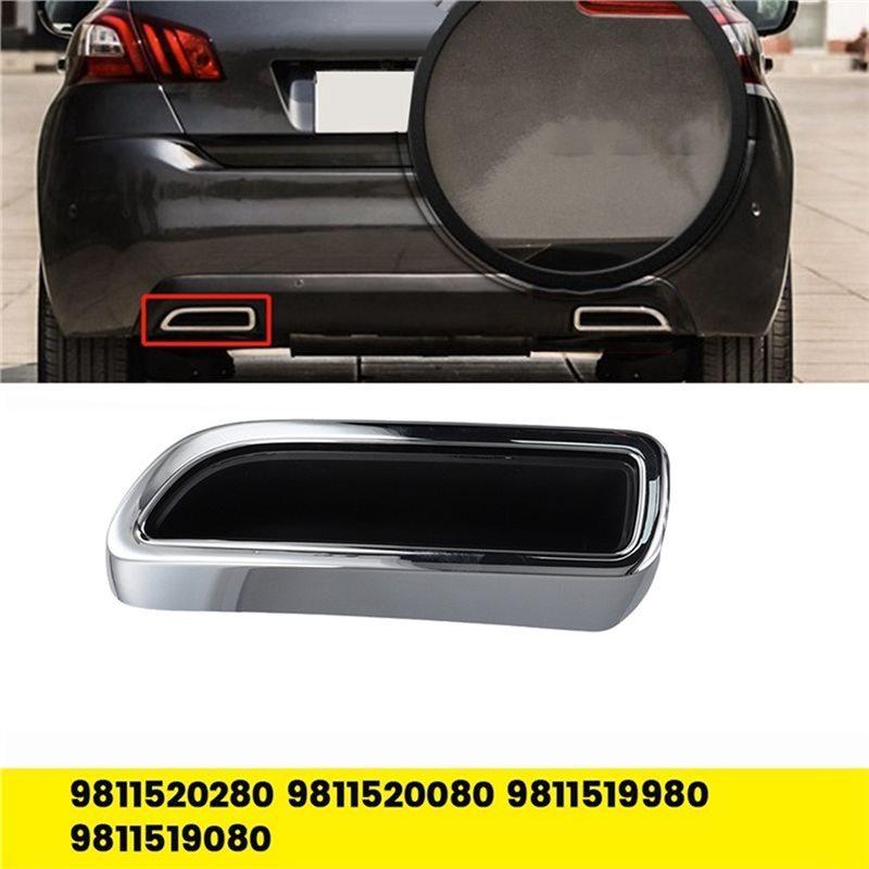 Für 308S 15-20 Auspuffendrohrabdeckung Zierleiste Chrom Dekorativer Rahmen Auspuffrohr Auto Teile
