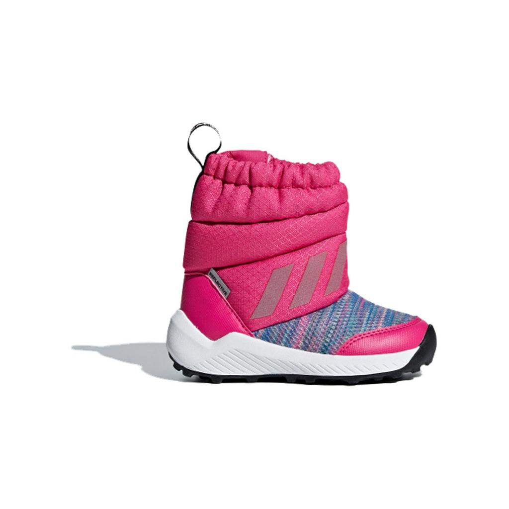 New Adidas Slip Resistant Abrasion Resistant Mid top Toddler Shoes Pink White Infant And Toddler AH2607