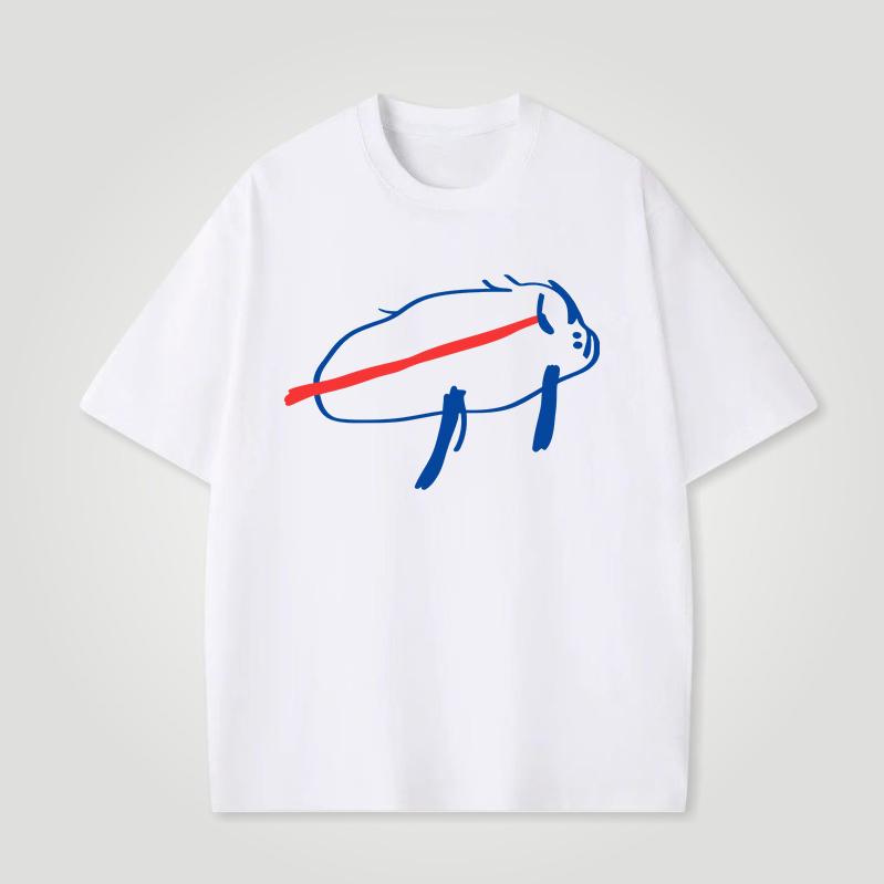 Fun And Quirky Shortsleeved Pure Tshirts Unisex Suitable For Comfortable And Soft Streetwear