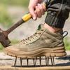 Steel Toe Work Boots Men Sport Safety Shoes Women Breathable Protective Work Shoes Men Safety Boots Anti-Smash Welder Shoes Male