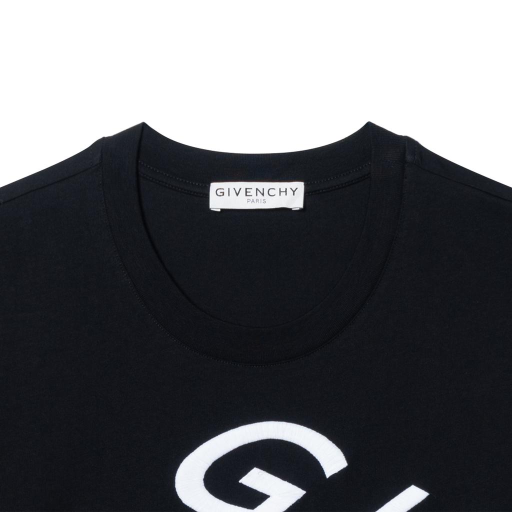 Givenchy Pre Owned 2010 Logo embroidered T shirt BM70YC3002-004