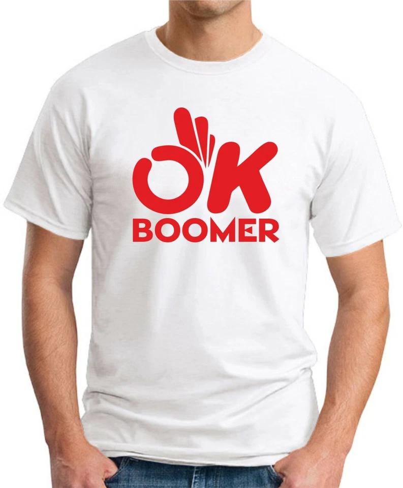 OK BOOMER T-SHIRT Funny Slogan Novelty Mens Millennial Gift Geeky Generation 6 XL