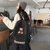 Women's Lightweight Large Capacity School Bag Bear Backpack Junior High School Student Backpack