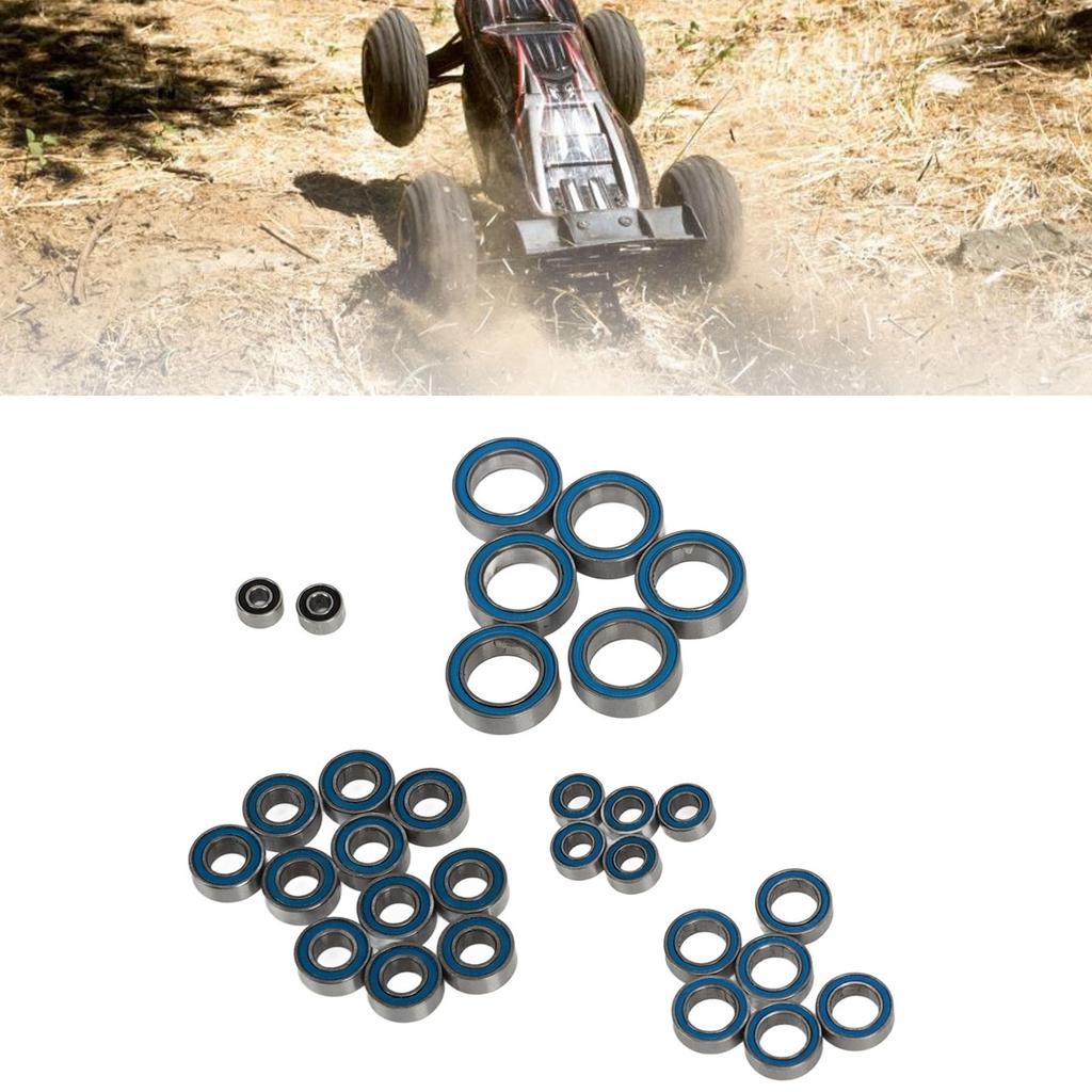 30Pcs Steel Sealed Bearing Kit RC Car Bearing Kit for Axial UTB18 CAPRA 1/18 RC Off Road Vehicles