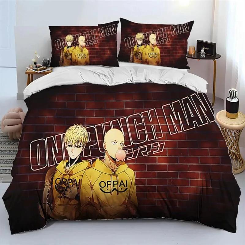 Anime One-Punch Man Saitama Sängkläder Uppsättningar utsökt sängmaterial set påslakan sängöverkast set lyxig födelsedagspresent