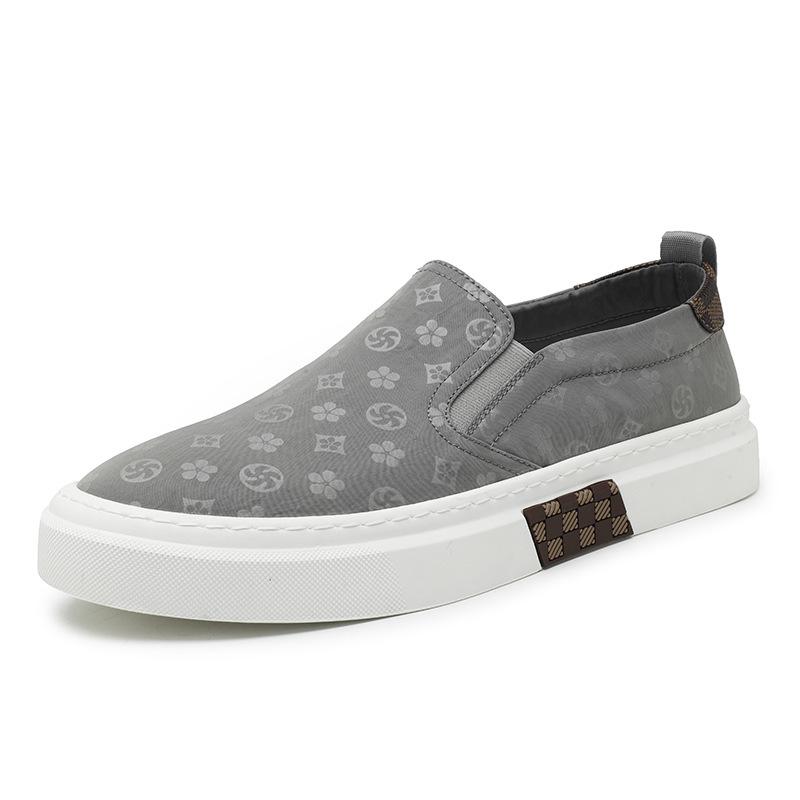 2025 Summer New Breathable Canvas Shoes Men's Versatile Casual Shoes Men's Board Shoes Overfitting Men's Shoes Thin Men's Cloth Shoes