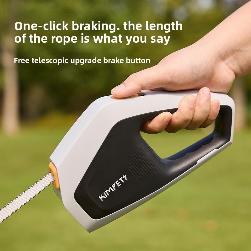 Pet Traction Rope With Automatic Scalability And Letter Design For Outdoor Walks