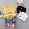 Tenue d'été à manches courtes pour petit garçon: Ensemble deux pièces mignon et beau