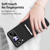 Capacitance Pen For Samsung Galaxy Z Flip 3 4 Dual Hinge Case With Touch Pen Slot Holder Cover For Galaxy Z Flip 4 5g Case Funda