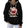 Christmas Hoodies For Women Funny Cute Printed Holiday Sweatshirt Winter Oversized Pullover Tops