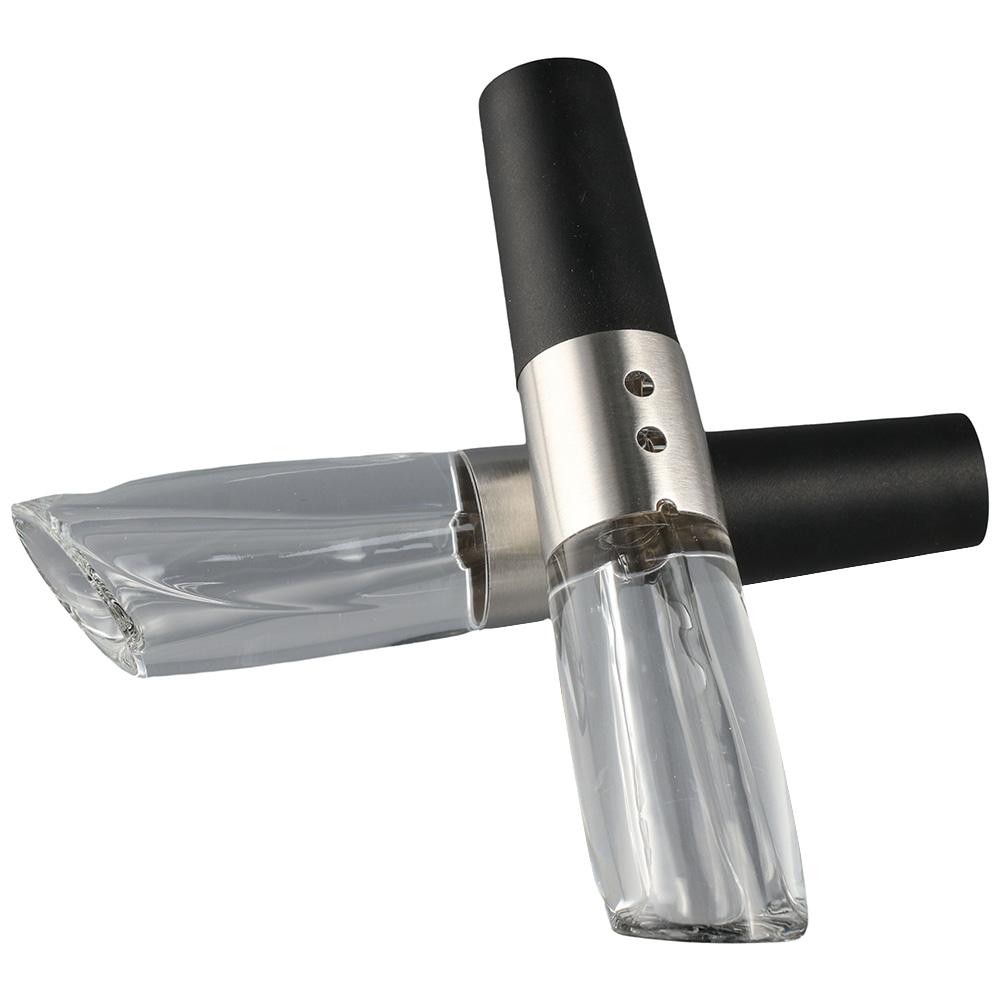 

2pcs 4.72 Inch Quick Decanter Plastic Safety Pour Portable Wine Aerator Pourer Bar