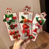 2024 Christmas Hair Clips for Girls - Festive Bow & Side Accessories for Kids